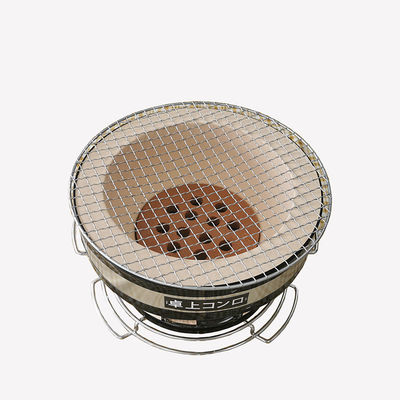 Gril en céramique de barbecue de charbon de bois