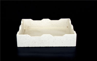 Meubles en céramique blancs carrés de four pour la poudre d'alumine calcinée par agglomération