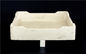Plateau en céramique blanc de cordiérite, meubles réfractaires de four 230 * 230 * 80mm