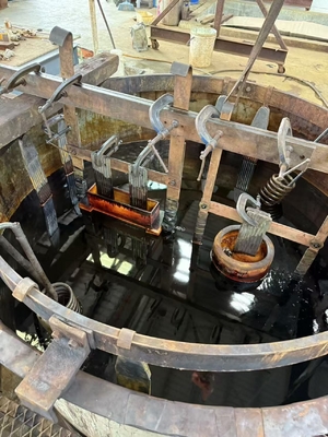 Potes céramiques poreuses à haute teneur en aluminium pour l'électroplatage au chrome