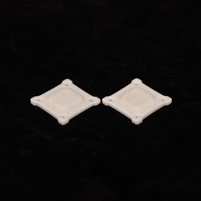 Plaque en céramique ronde à l'oxyde de zirconium de taille personnalisée pour les applications industrielles et plus