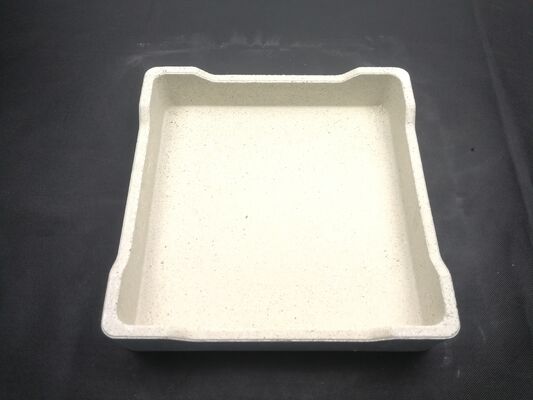 Porosité apparente de 15 à 20 pour cent, creuset réfractaire en cordiérite-mullite conçu pour la distribution de la chaleur et la stabilité mécanique