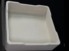 Mullite blanche ou jaune Sagger de corindon avec la résistance d'humidité élevée