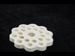 Disque en céramique d'aluminium réfractaire Meubles de four résistant à l'usure Haute densité