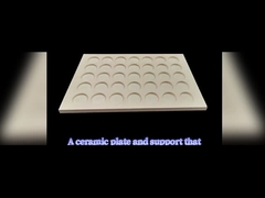 Plaque de réglage de la cordierite réfractaire résistante aux chocs thermiques pour la métallurgie des poudres