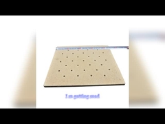 Résistance aux chocs thermiques 200c Cordierite Plateau Blanc ou jaune Surface non vitrée