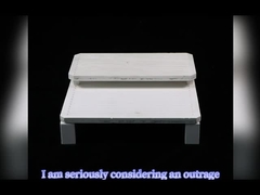 plaque sandwich à rainures réfractaires pour la cuisson des noyaux de ferrite Mn-Zn